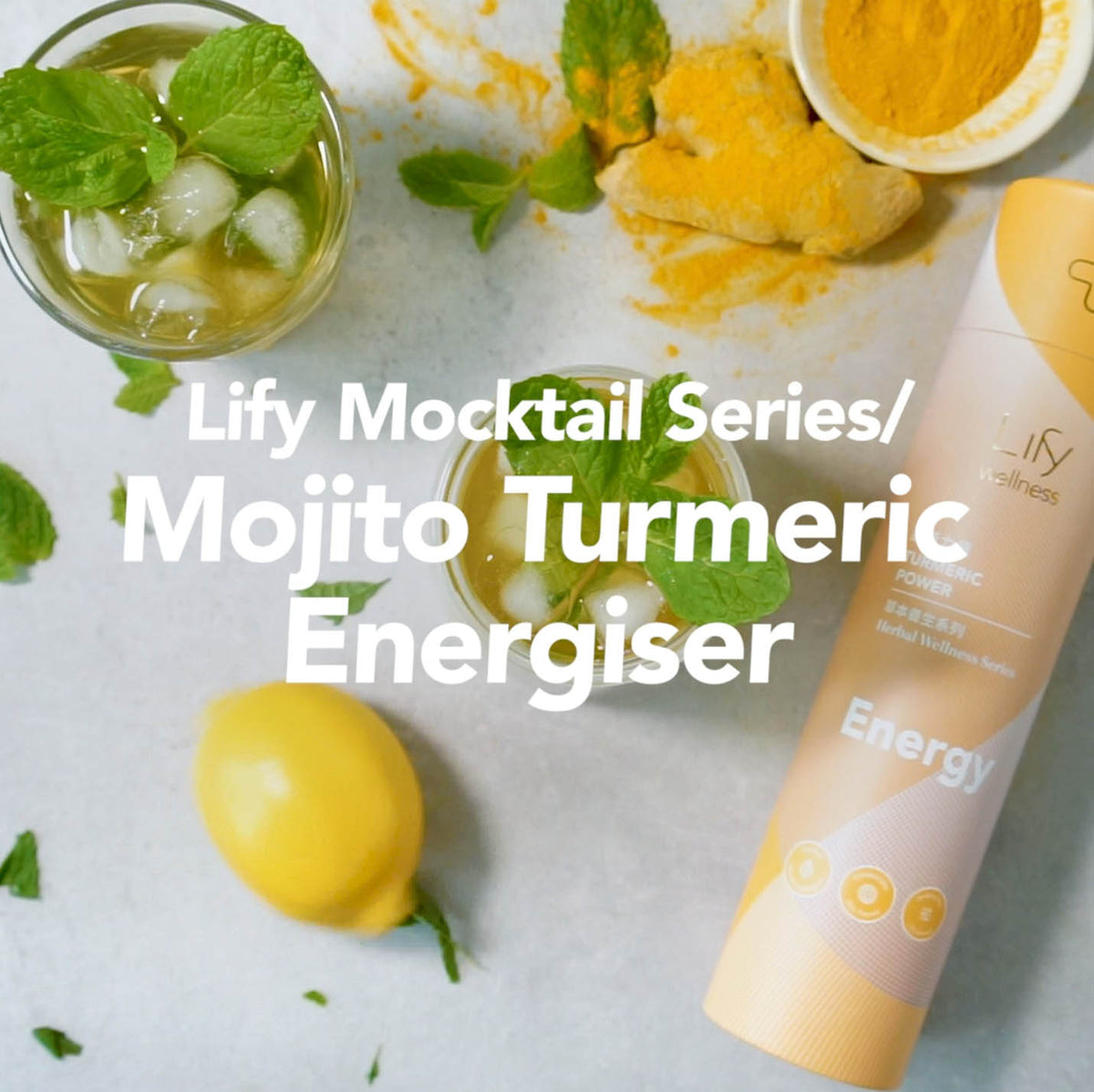 Mojito – ENERGISER (Turmeric Cocao Power) – Lify Wellness